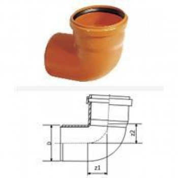 COT PVC PORTOCALIU 125-90