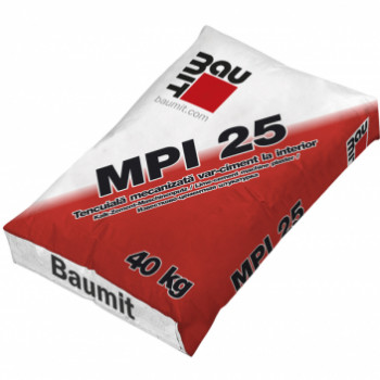 Tencuiala mecanizata Baumit MPI25 40kg/sac 35saci/pal